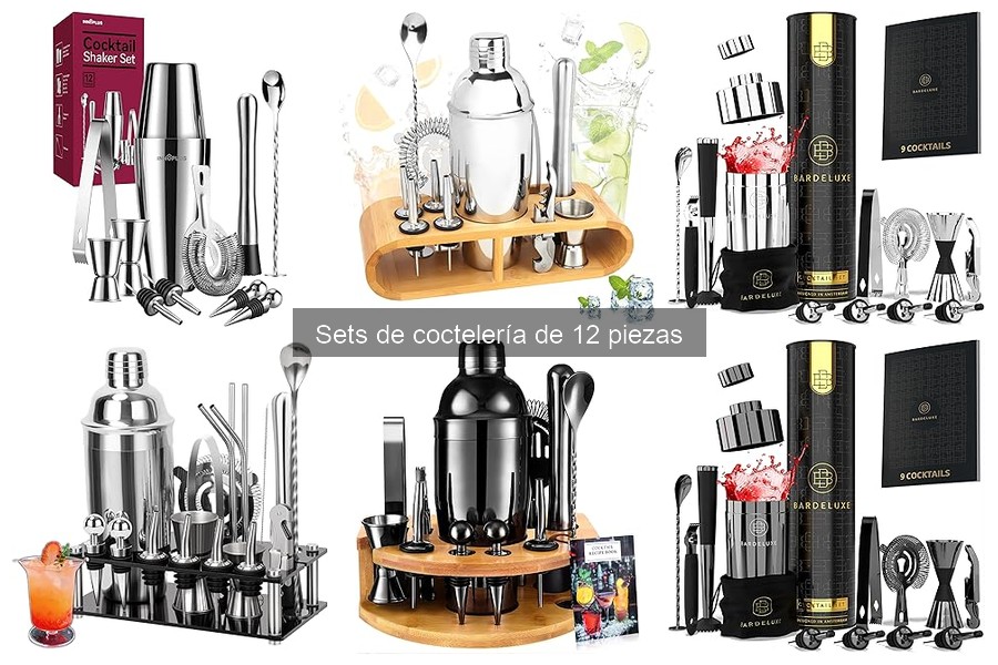 Impacto de los Materiales en tu Set de Coctelería de 12 Piezas