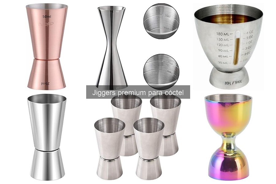 Impacto del material en jiggers premium para cócteles