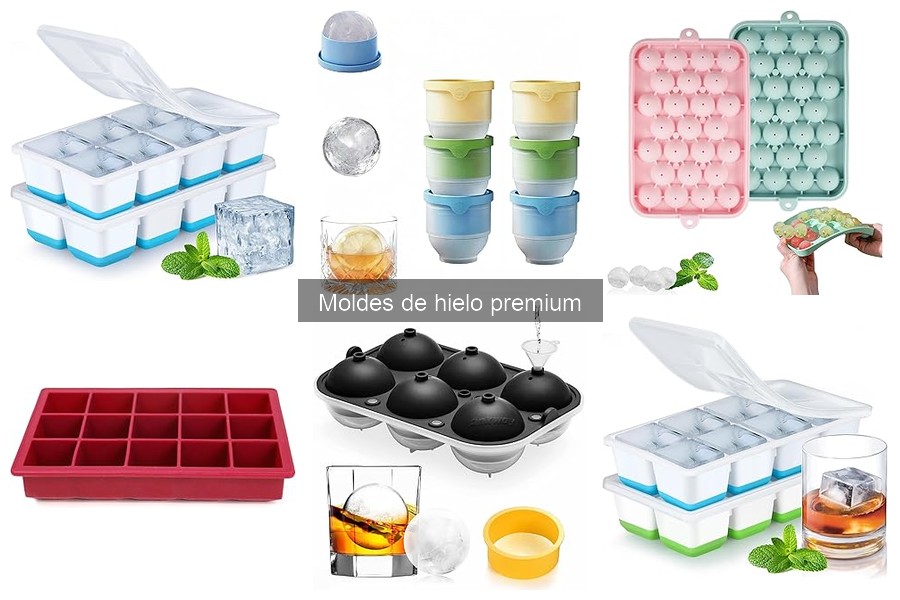 Innovadoras recetas con moldes de hielo premium para cócteles