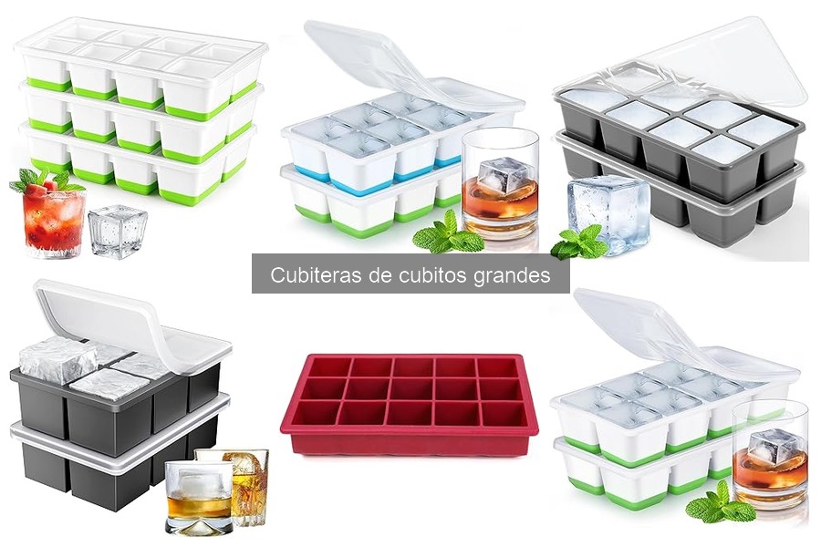 La historia de las cubiteras de cubitos grandes