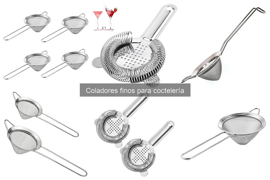 La importancia del colador fino en la presentación de cócteles