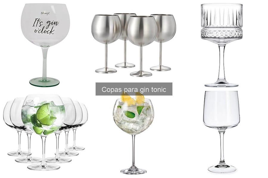 Las Mejores Copas de Gin Tonic para Eventos Especiales