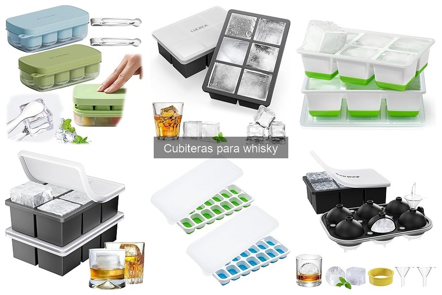 Las mejores cubiteras para whisky: guía de compra 2023