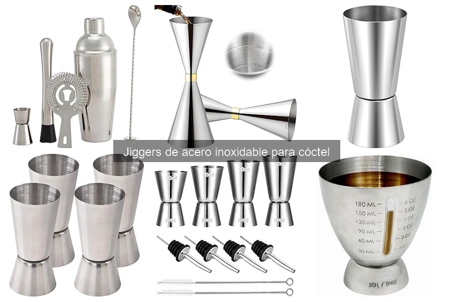 Los mejores jiggers de acero inoxidable para principiantes