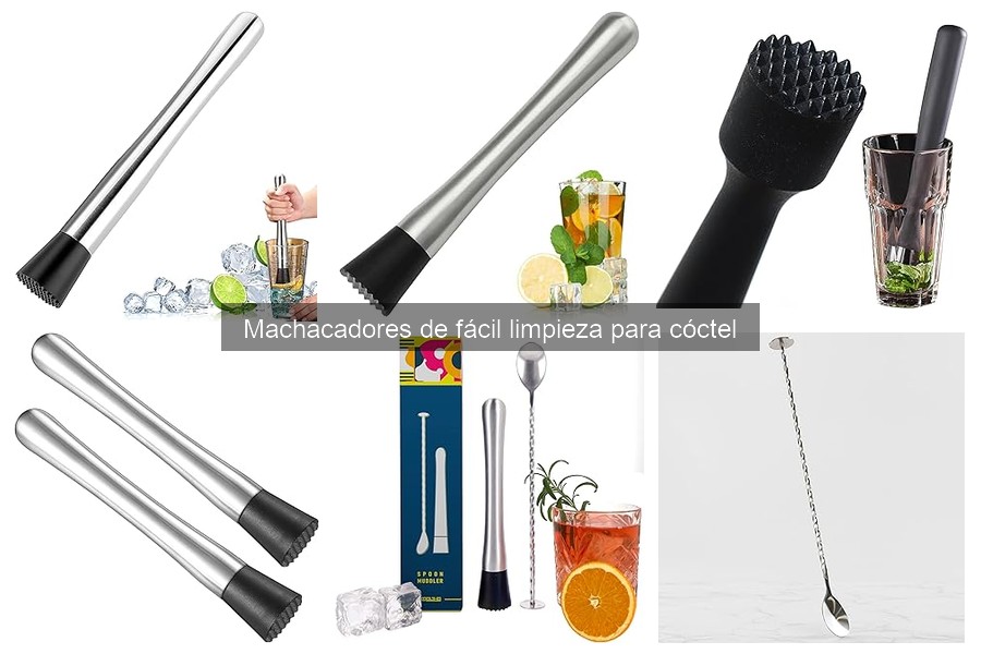 Machacadores de fácil limpieza para cócteles en Amazon