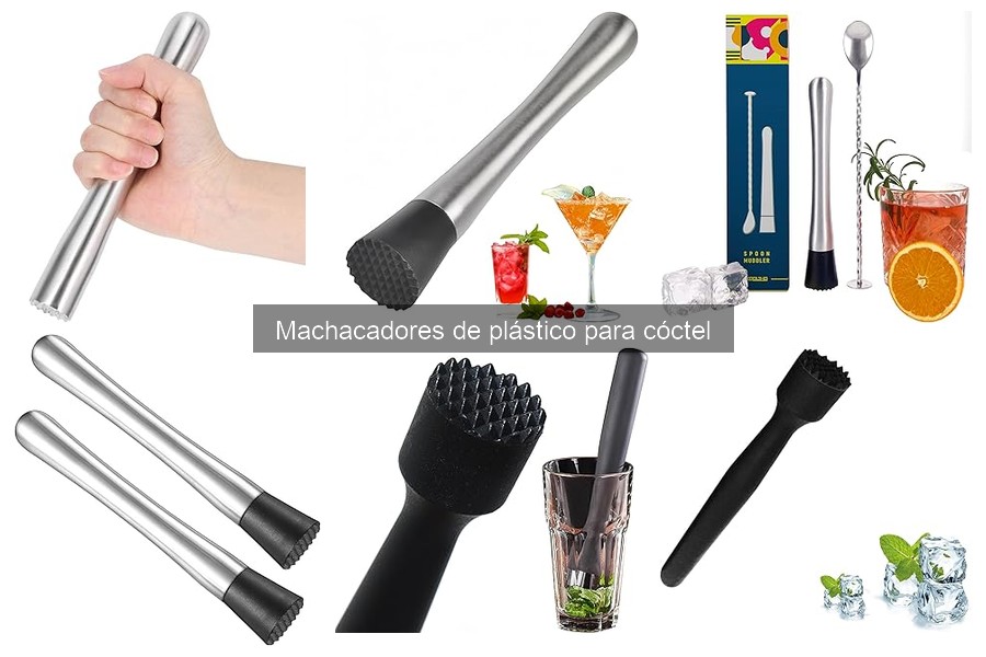 Machacadores de plástico más duraderos para cócteles