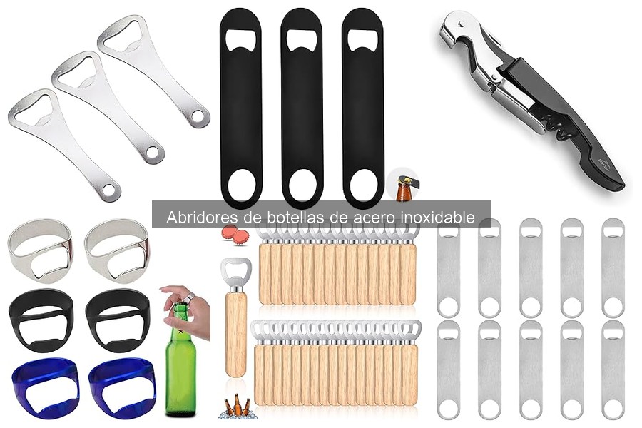 Mantenimiento de abridores de botellas de acero inoxidable