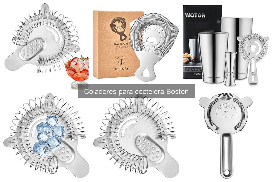 Mantenimiento del colador para coctelera Boston: consejos útiles