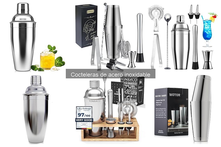 Mantenimiento y limpieza de cocteleras de acero inoxidable