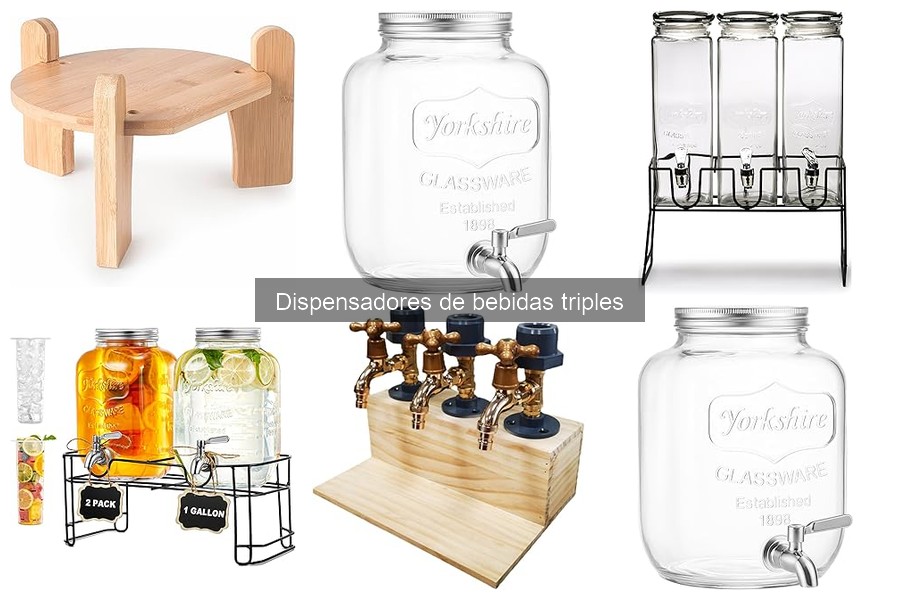 Mantenimiento y limpieza de dispensadores de bebidas triples