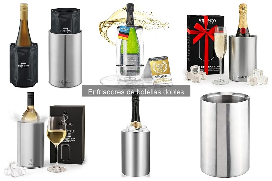 Mantenimiento y limpieza de enfriadores de botellas dobles