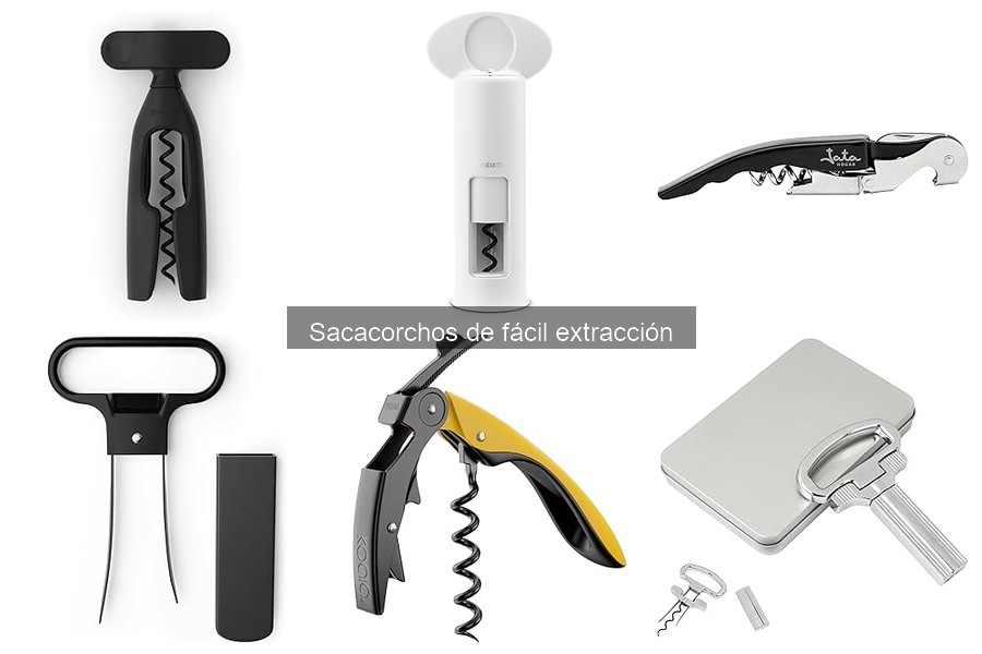 ** Mantenimiento y limpieza del sacacorchos de fácil extracción