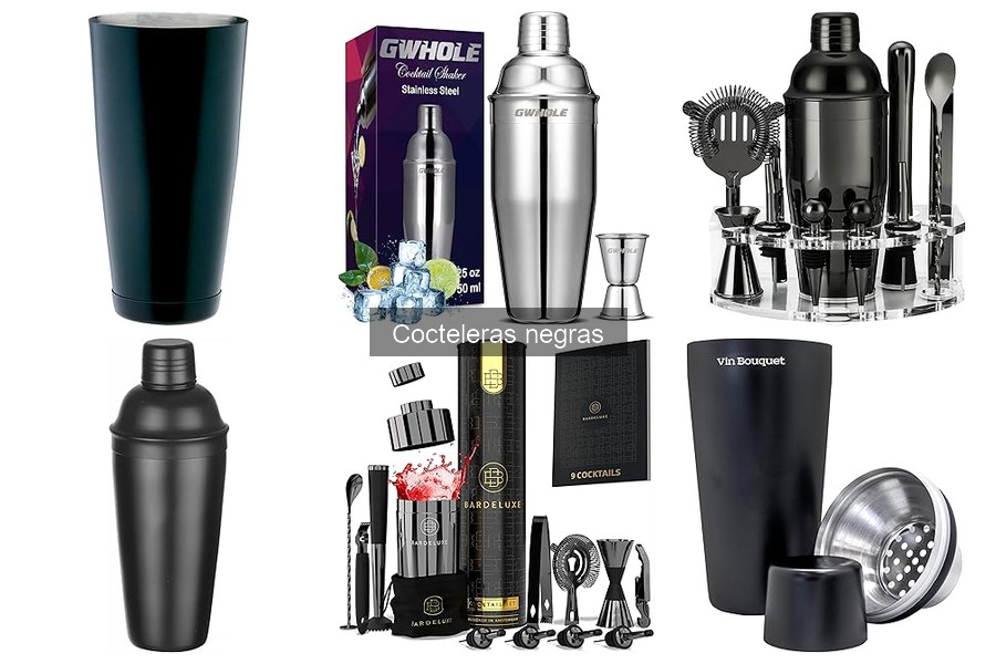 Mejor Coctelera Negra para Bar en Casa | Comparativa 2023