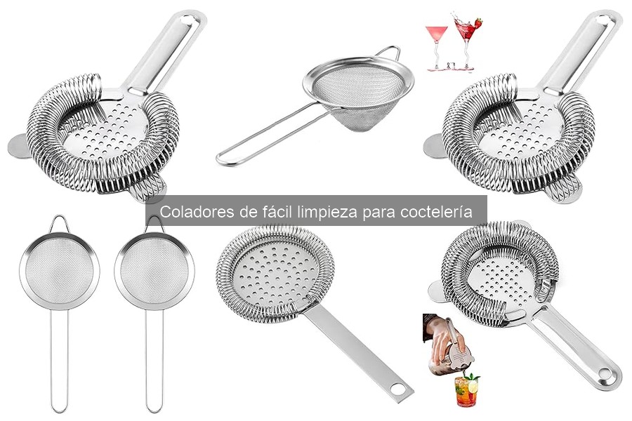 Mejor colador de fácil limpieza para coctelería: comparativa 2023