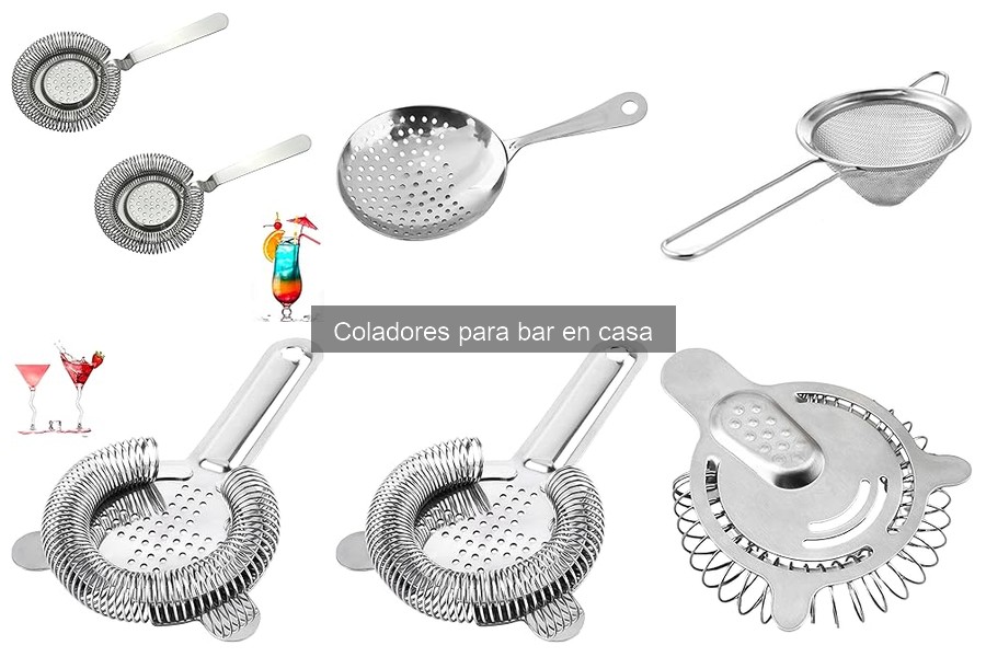 Mejor colador para principiantes en coctelería: 3 opciones
