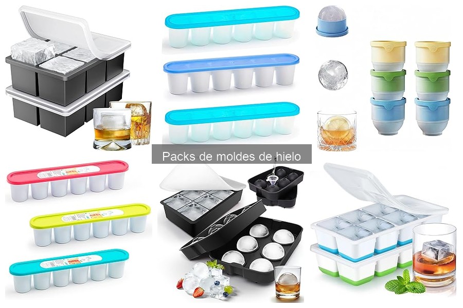 Mejora tus Bebidas con Moldes de Hielo Divertidos