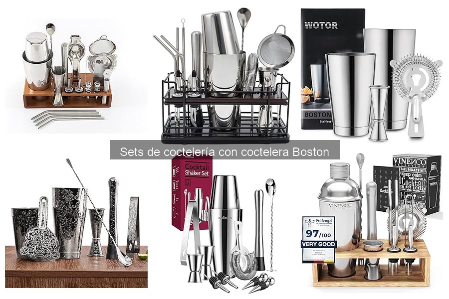 Mejoras y alternativas a los sets de coctelería Boston
