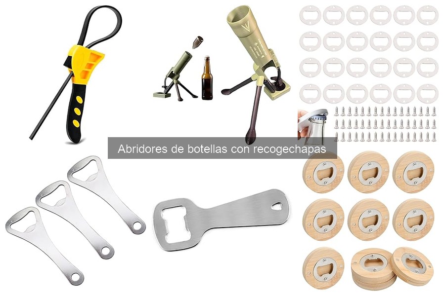 Mejores abridores de botellas con recogechapas para fiestas