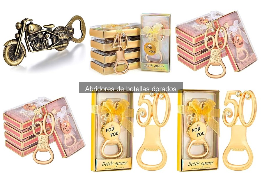 Mejores abridores de botellas dorados en Amazon 2023