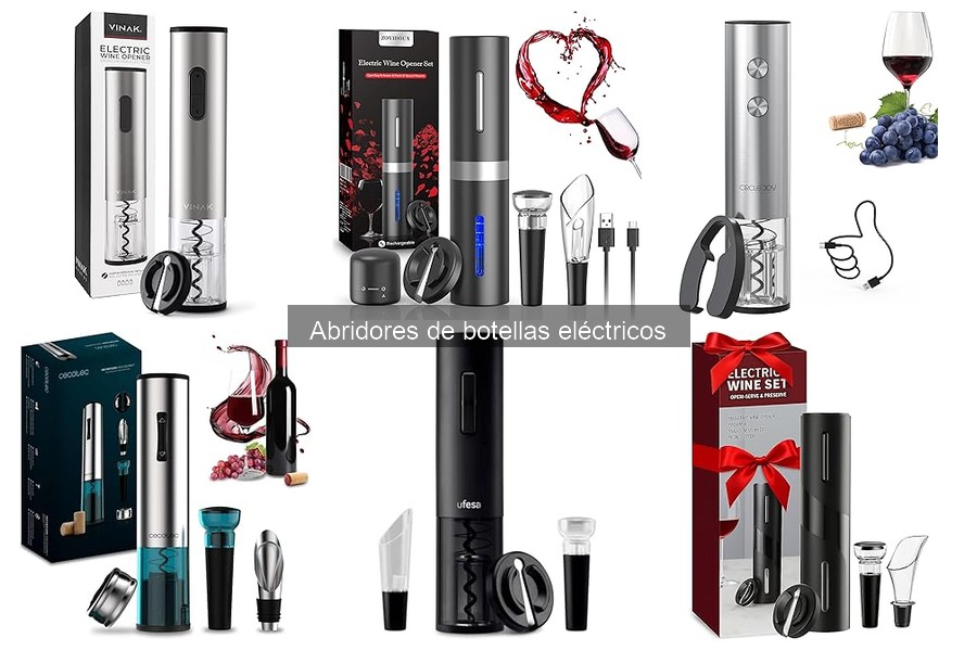 Mejores abridores de botellas eléctricos para fiestas