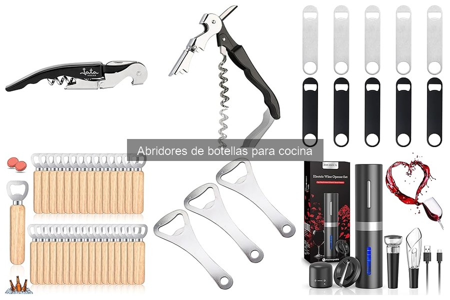 Mejores abridores de botellas para cocina en casa
