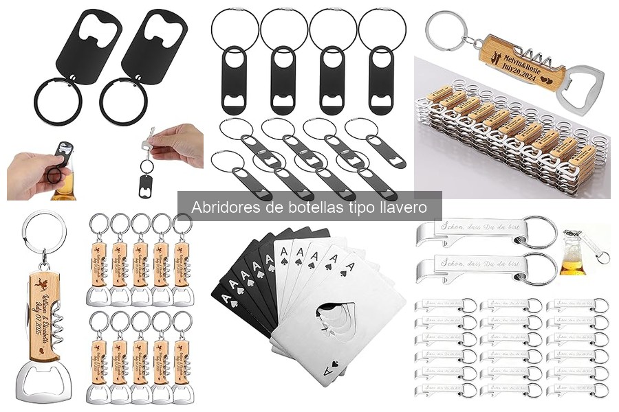 Mejores abridores de botellas tipo llavero para regalar