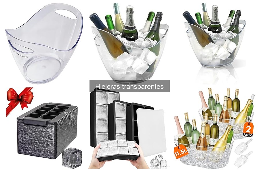 Mejores accesorios para complementar hieleras transparentes