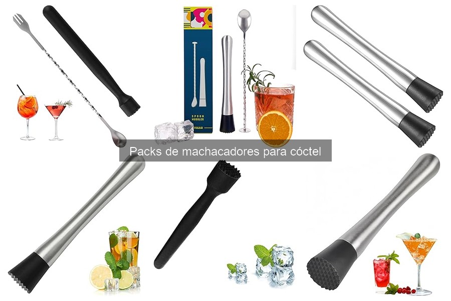 Mejores accesorios para machacadores de cócteles en casa