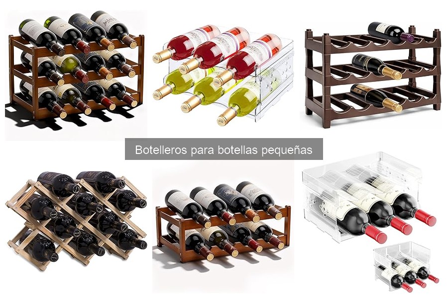 Mejores botelleros para botellas pequeñas: comparativa 2023