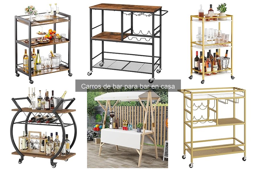 Mejores carros de bar vintage para tu hogar