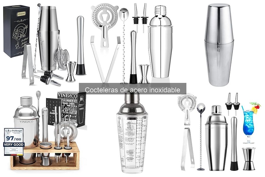 Mejores cocteleras de acero inoxidable para principiantes