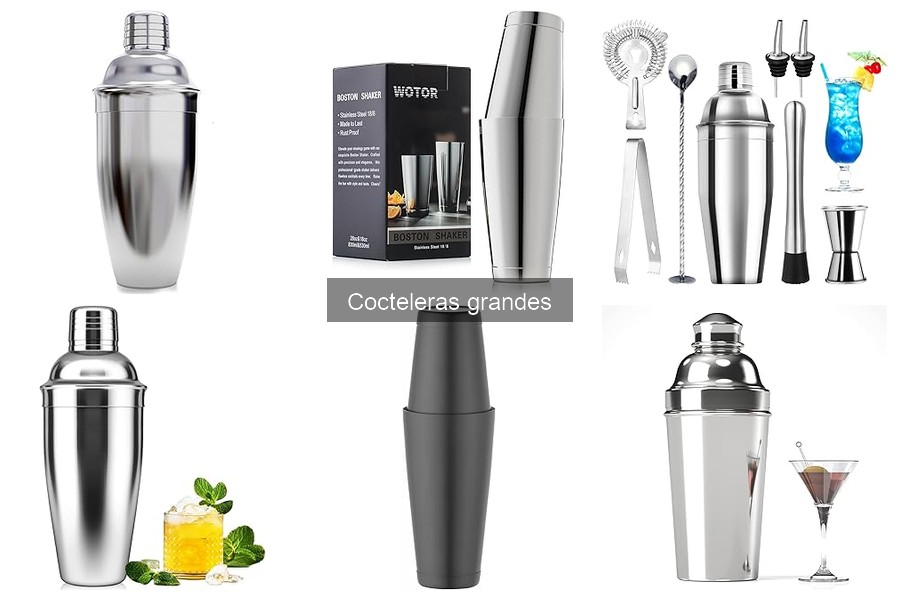 Mejores cocteleras grandes para principiantes en casa
