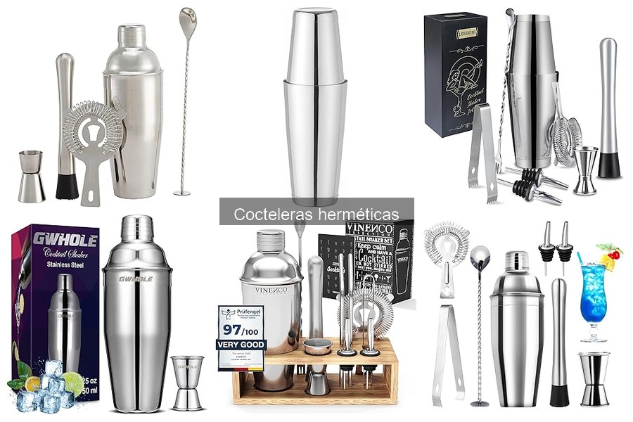 Mejores cocteleras herméticas del 2023 para tu bar en casa