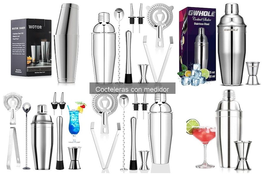 Mejores cócteles para preparar con coctelera con medidor