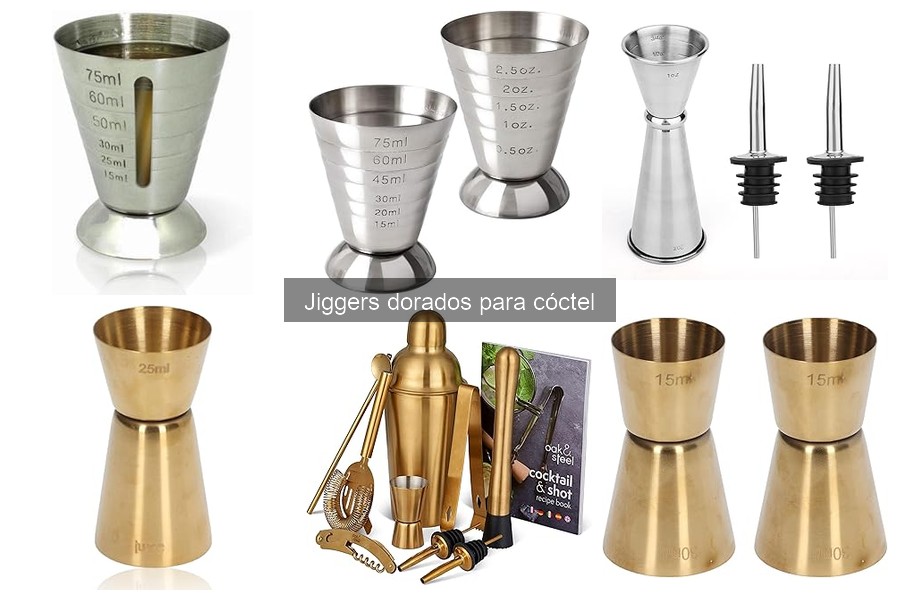 Mejores cócteles para preparar con un jigger dorado