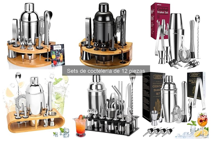 Mejores cócteles para preparar con un set de coctelería de 12 piezas