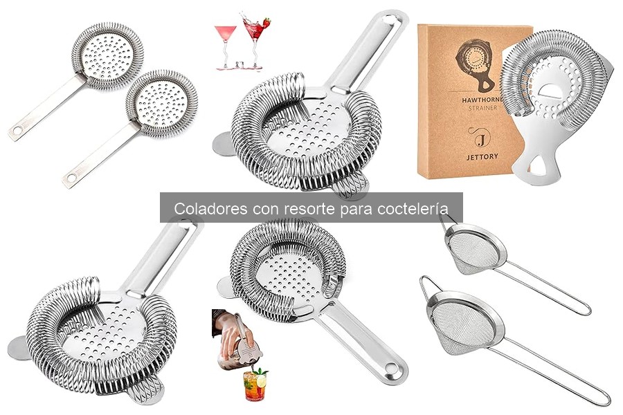 Mejores coladores con resorte para coctelería en 2023