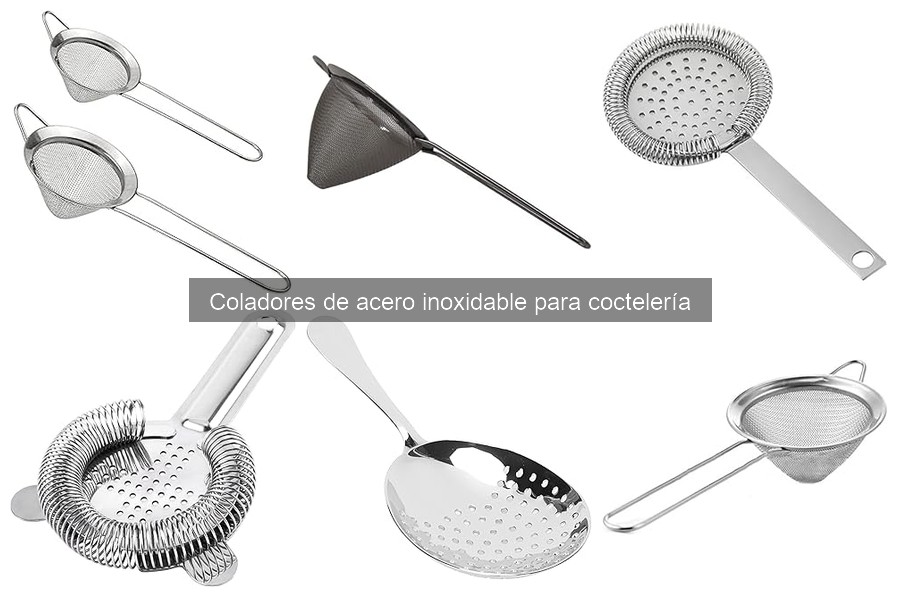 Mejores coladores de acero inoxidable para coctelería 2023