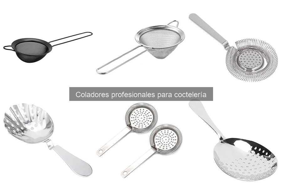 Mejores coladores de coctelería para bartenders profesionales