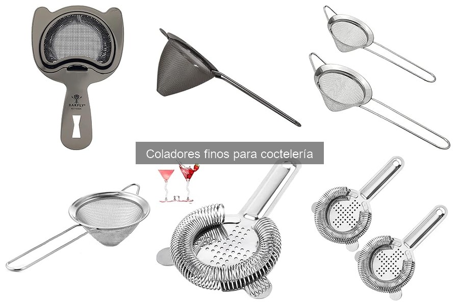 Mejores coladores finos para coctelería en 2023