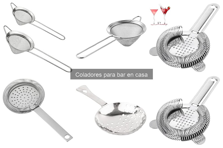 Mejores coladores para cócteles en casa: comparativa 2023