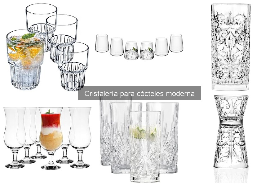 Mejores cristales para cócteles en fiestas en casa