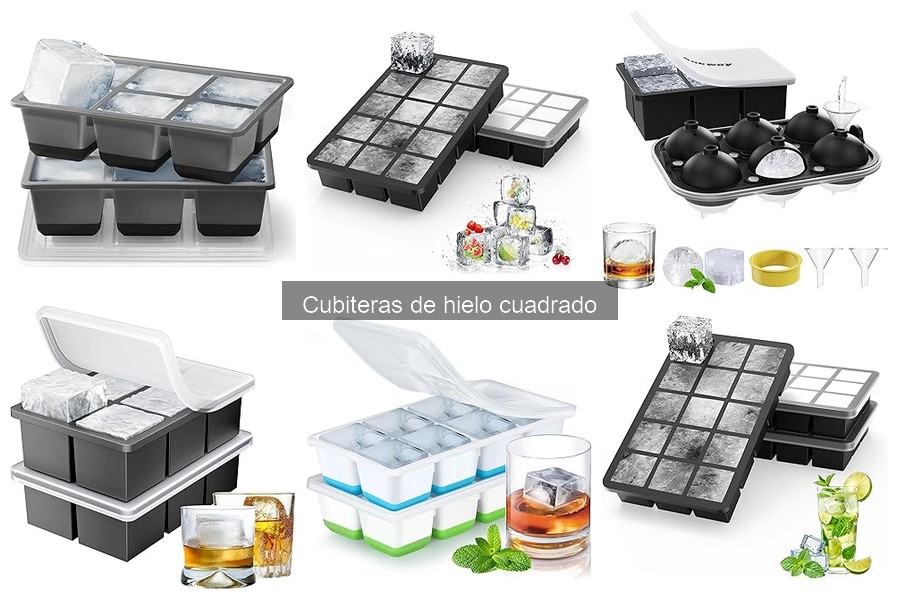 Mejores cubiteras de hielo cuadrado para cocteles 2023