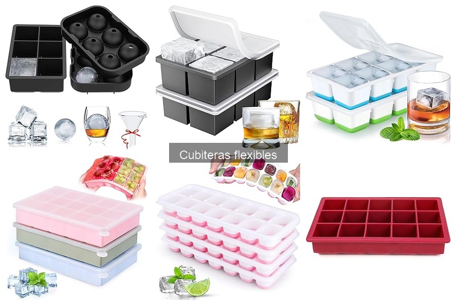 Mejores cubiteras flexibles para hielo en casa