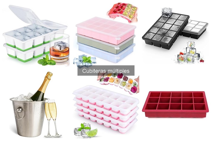 Mejores cubiteras múltiples para bar en casa: comparativa