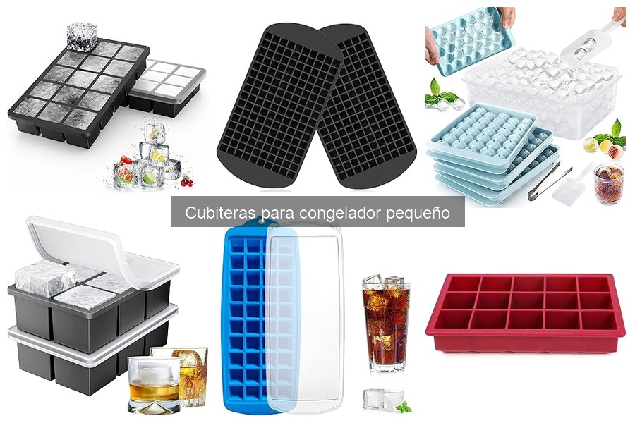 Mejores cubiteras para congelador pequeño: comparativa 2023