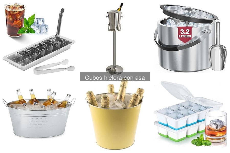 Mejores cubos hielera con asa para fiestas: comparativa 2023