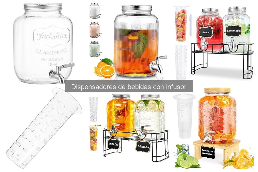 Mejores dispensadores de bebidas con infusor para fiestas