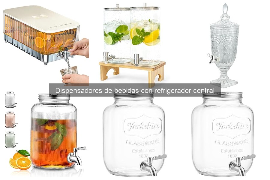 Mejores dispensadores de bebidas con refrigerador central para fiestas