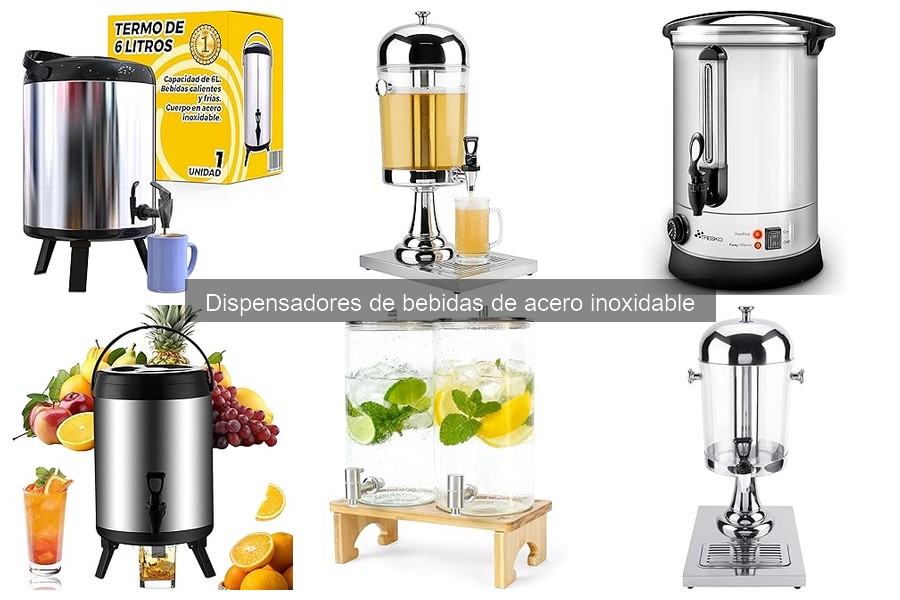 Mejores dispensadores de bebidas de acero inoxidable para fiestas